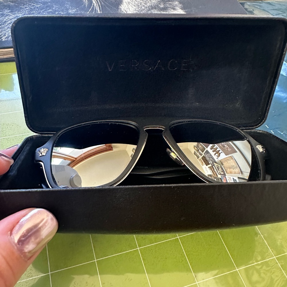 Versace Mirrored Aviators